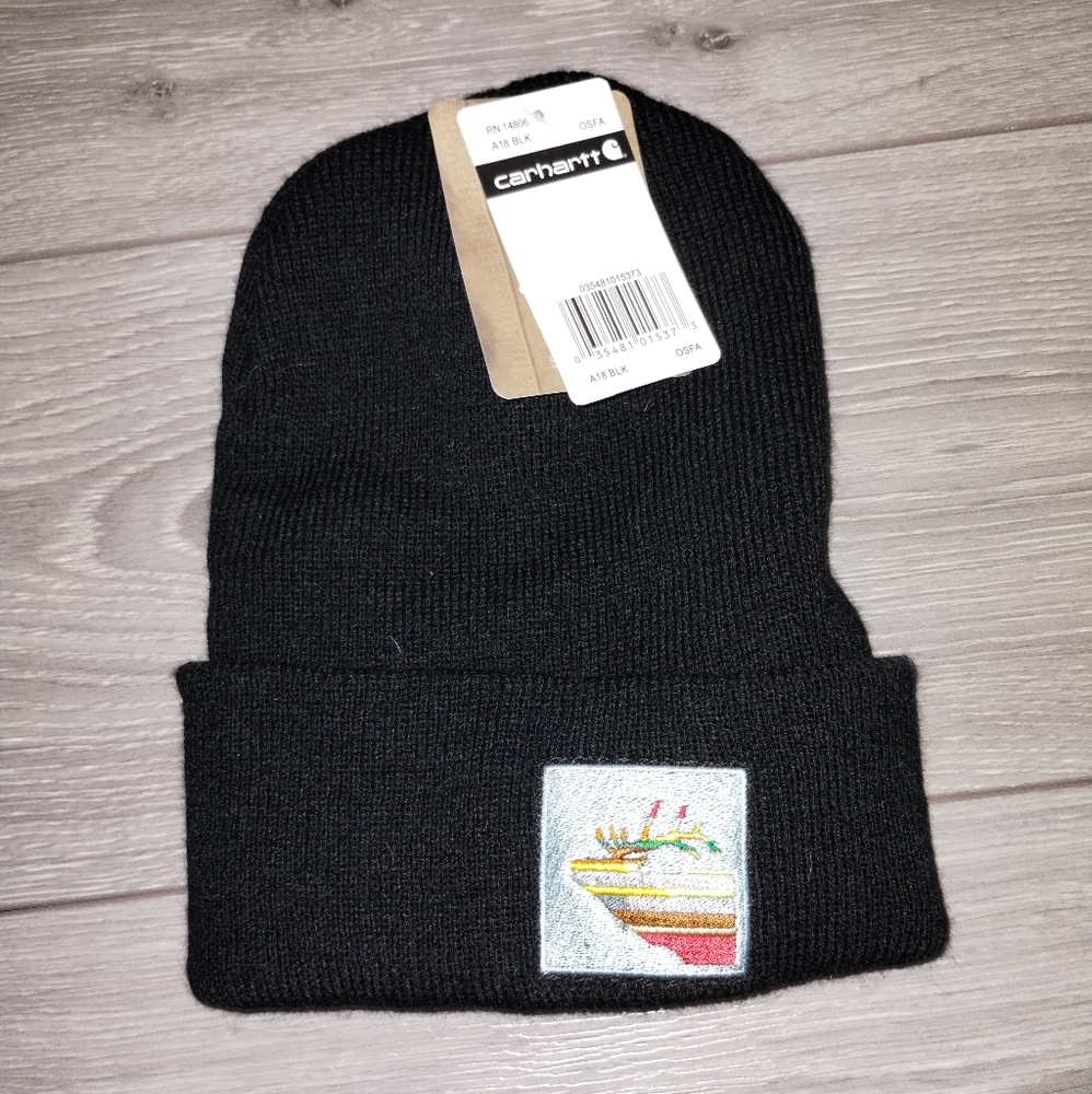 bnwt Carhartt Canadian version elk embroidered beanie